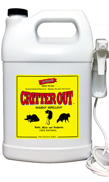 Critter Out Mouse and Rat Repellent 1 Gallon Ready-To-Use