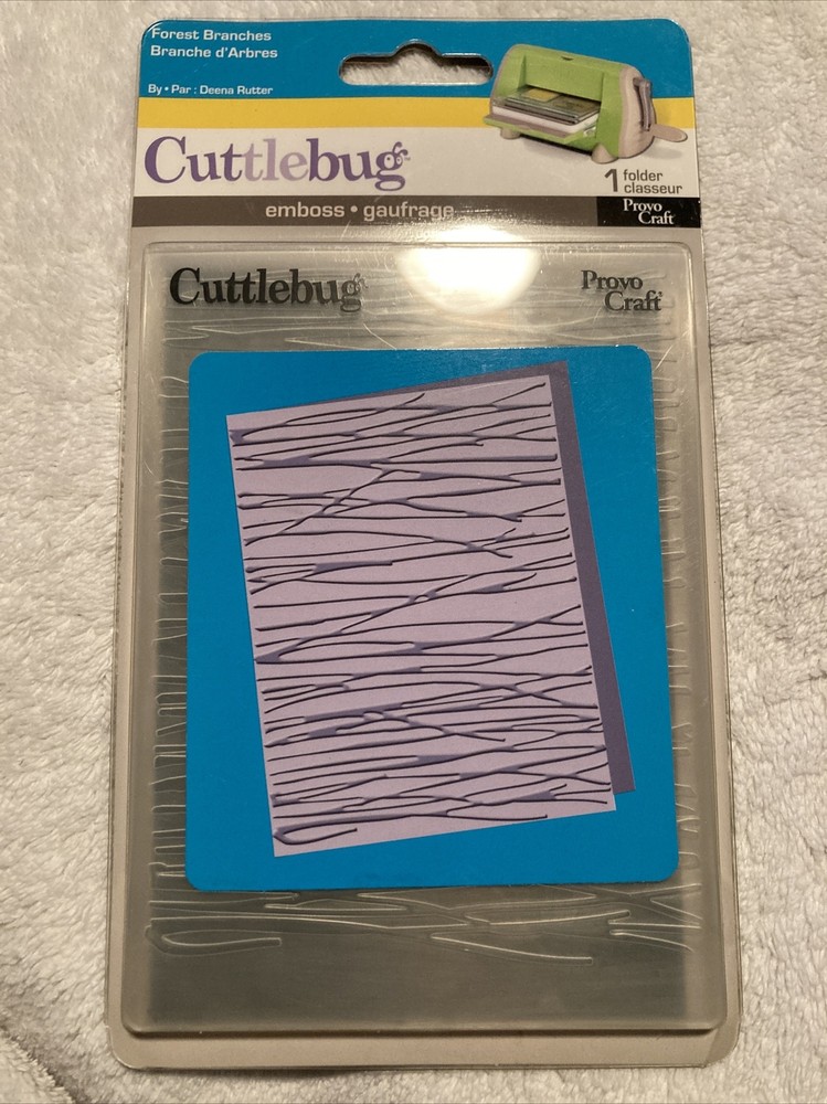 Paper EMBOSSING FOLDER CUTTLEBUG SCRAPBOOKING NEW Forest Branches Provo Craft