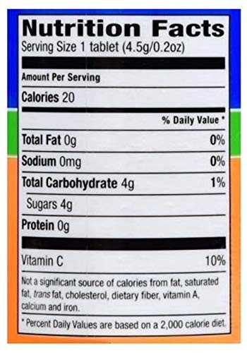 ReliOn Glucose Tablets Bundle of Fruit Punch, 50 Count (Pack 5), Orange