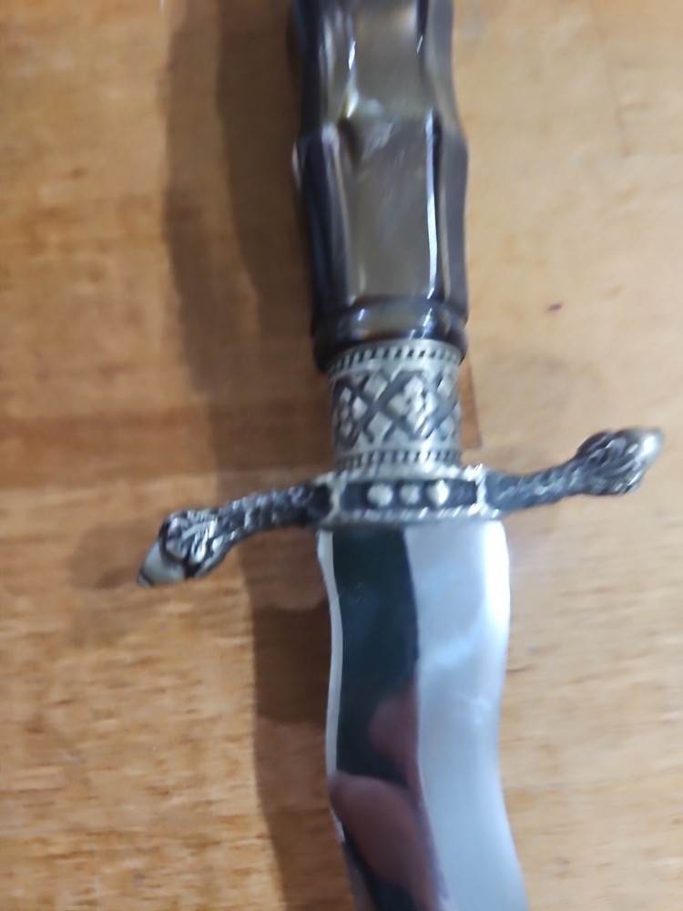 Linder Kris Dagger with leather sheath,