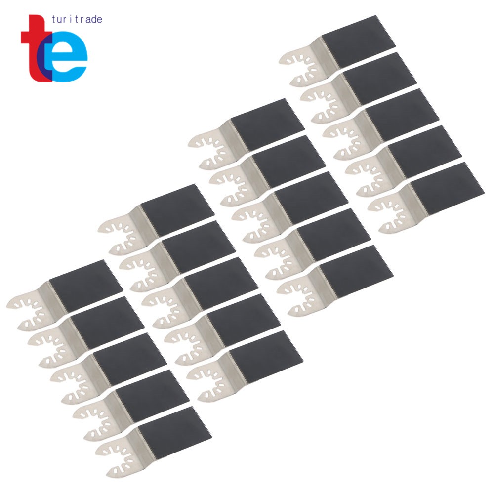 20 Pcs Metal Oscillating Tool Multitool Quick Release Oscillating Saw Blades