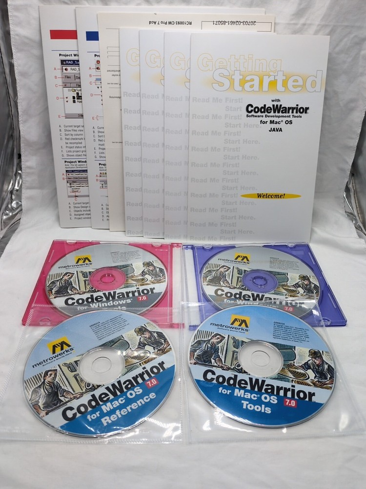 Code Warrior 7.0 For Mac OS And Windows Metroworks Software