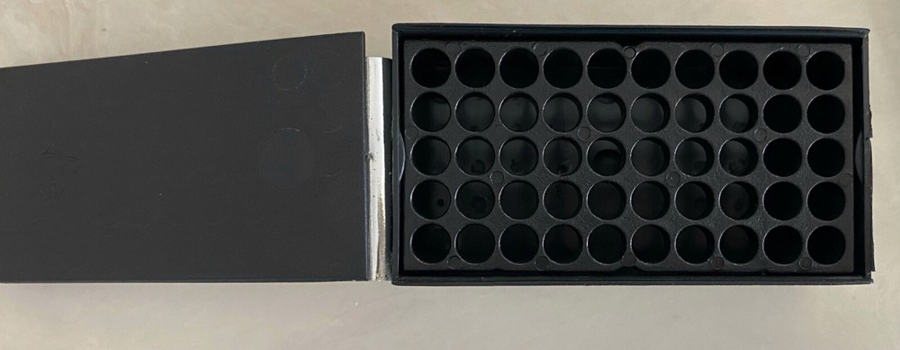 50 Eley 22 Long Rifle No Ammo EMPTY Box Case Storage Container. Holds 50