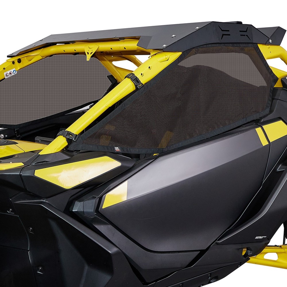 #715007376 UTV Upper Window Nets Wind Door Nets Set for Can-Am Maverick R 2024+