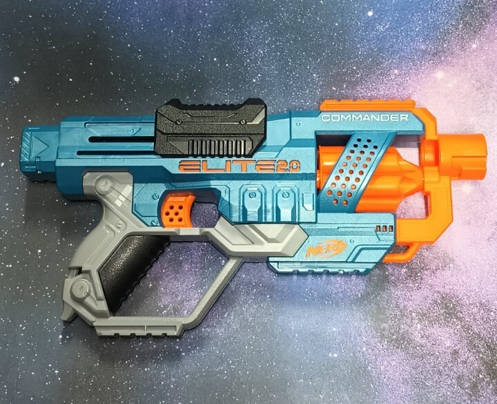 NERF Elite 2.0 Commander RD-6 Blaster Tested Working
