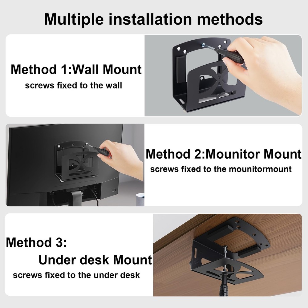 Adjustable Small Device Cable Box Wall Mount for Streaming Media Modems PC
