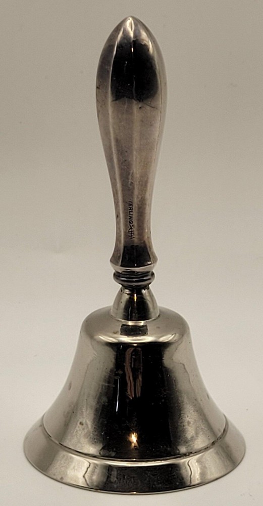 Vintage Webster Sterling Silver Dinner Bell 3.5"