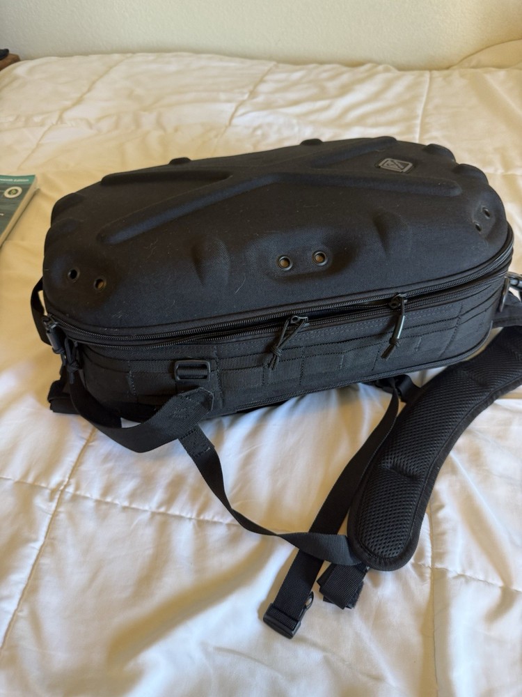 Hazard 4 Pillbox Black Hardshell Tactical Backpack EDC Camera Pack MOLLE