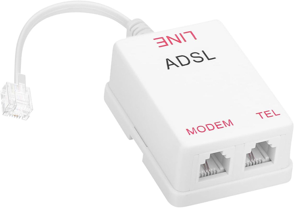 DSL Filter Splitter for Landline Phone, ADSL Splitter Filter, DSL Filter for Lan