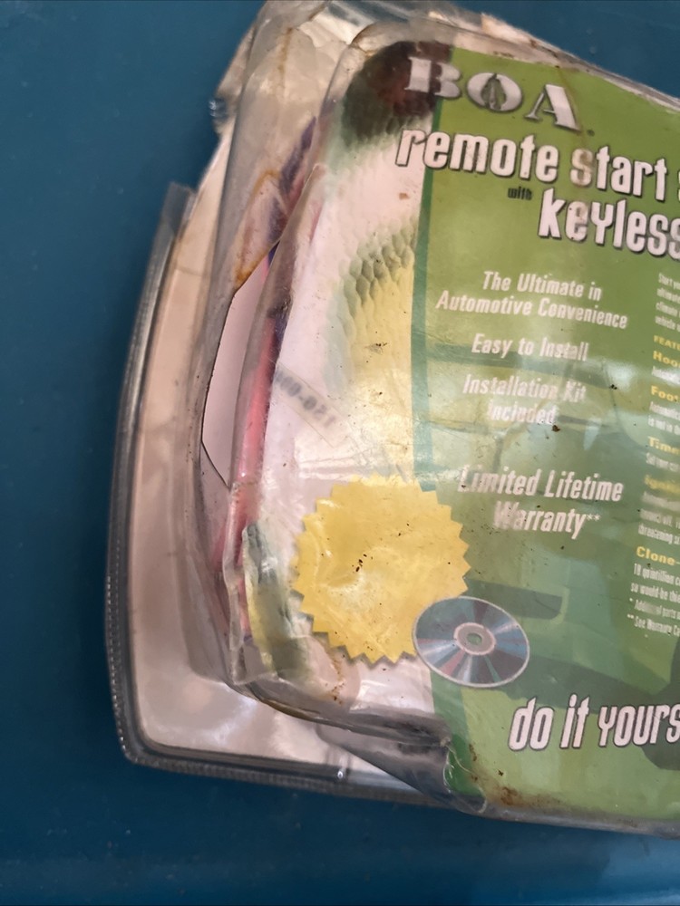 BOA Vehicle Remote Start System Kit DIY Keyless Entry Model 265B Open Box