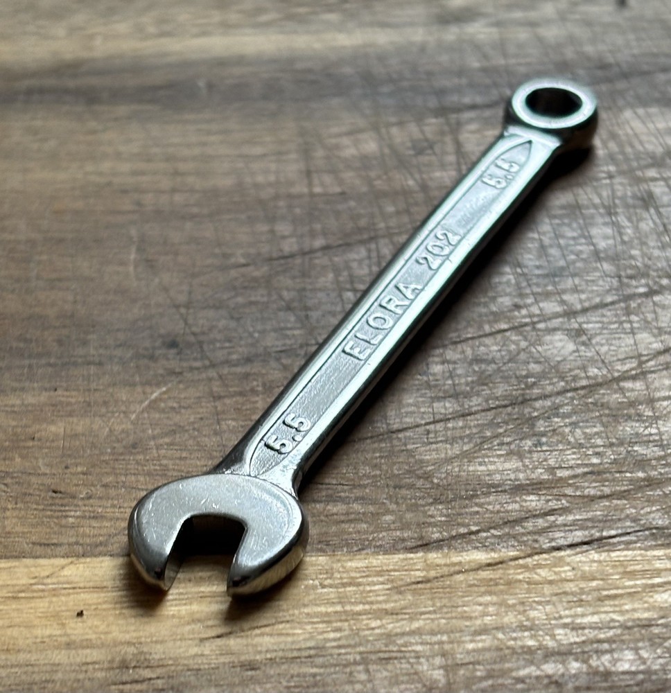 ELORA 202 - 5.5mm Metric Size - 6-point Combination Spanner.