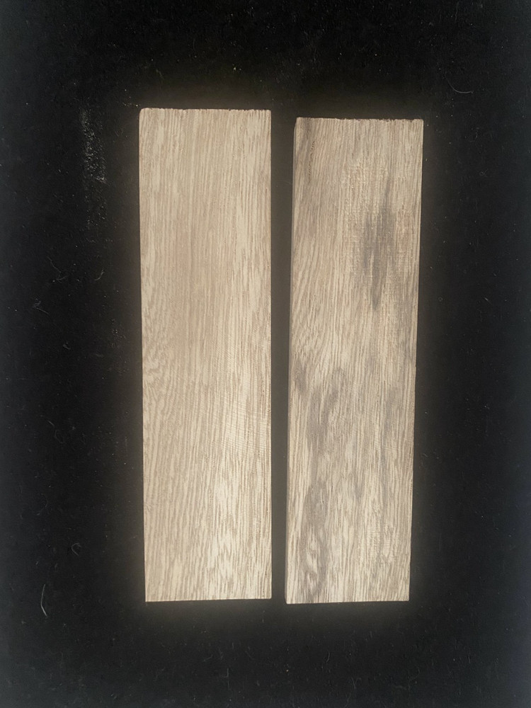 Black Limba Knife Handle Scales