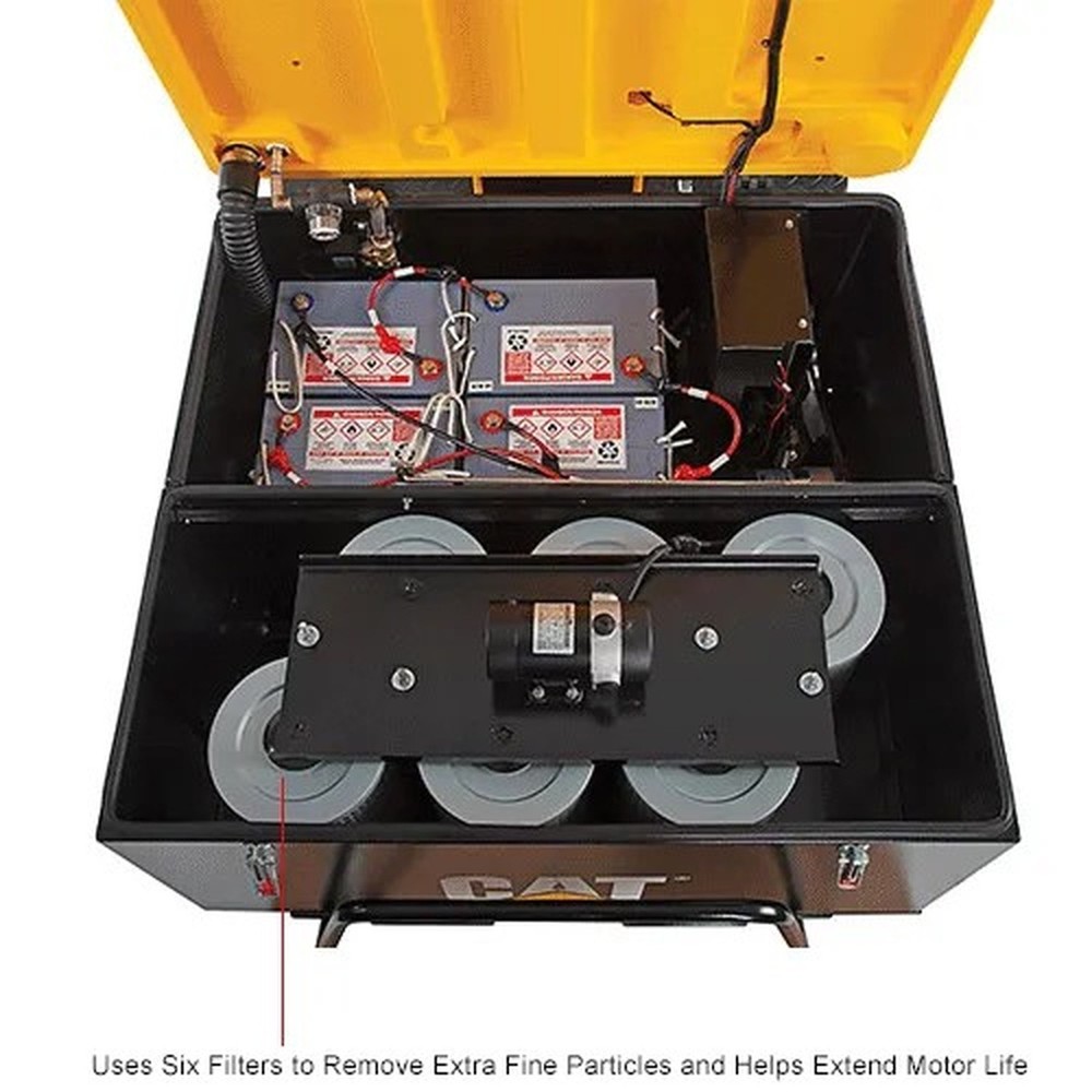 Cat? C49R Auto Ride-On Sweeper, 49" Cleaning Path