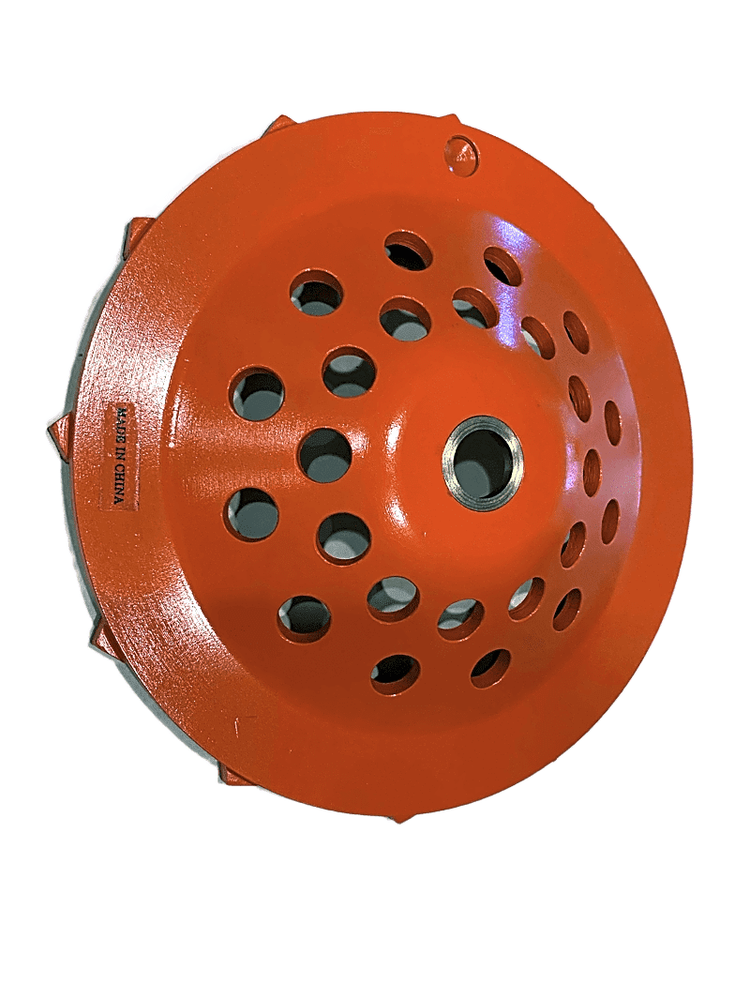 7" Grinding Wheel Disc For Concrete Stone Grinders 12 Diamond Segment 7/8" Arbor
