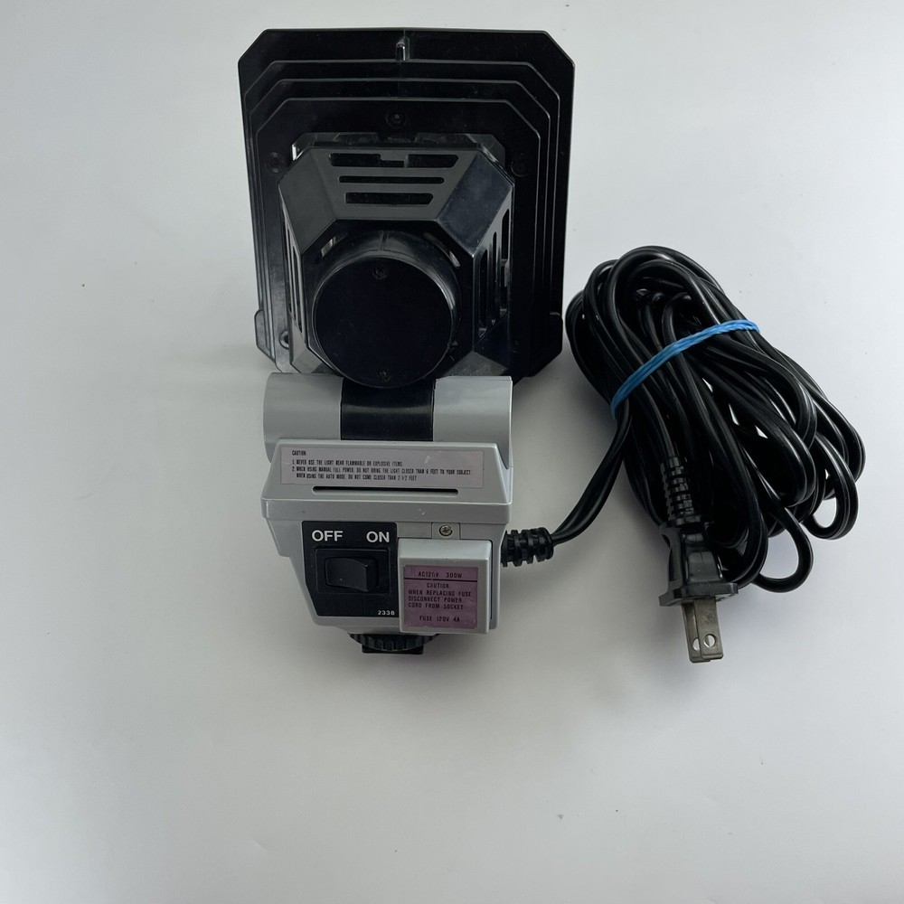 Sunpak Auto Triac 3000 Video Light Vintage Tested