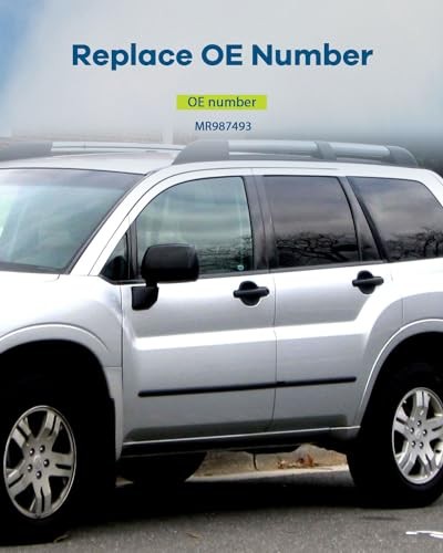 Exterior Door Handle,Rear Door Handle Driver Left Side,Replacement for 2004