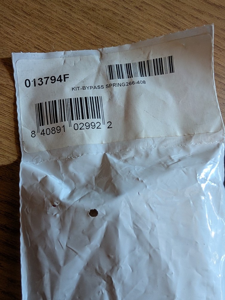 NEW SEALED RAYPAK, INC. BYPASS SPRING KIT 226-408 (013794F) RAY-151-7109 Rheem