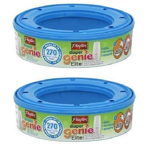 2 Pack- Playtex Diaper Genie II Advanced Disposal System Refill