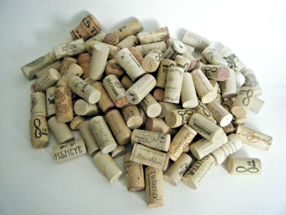Lot Of 100 Assorted Used Wine Corks
