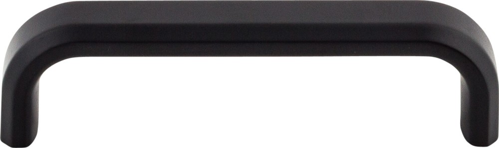 Top Knobs TK3011BLK Telfair Pull 3 3/4" (c-c) Flat Black