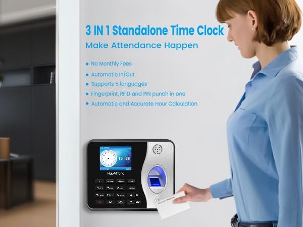 RFID Cards Compatible with Time Clock MB1, MB2, TC1, TC2, TC7 - Thin RFID Pro...