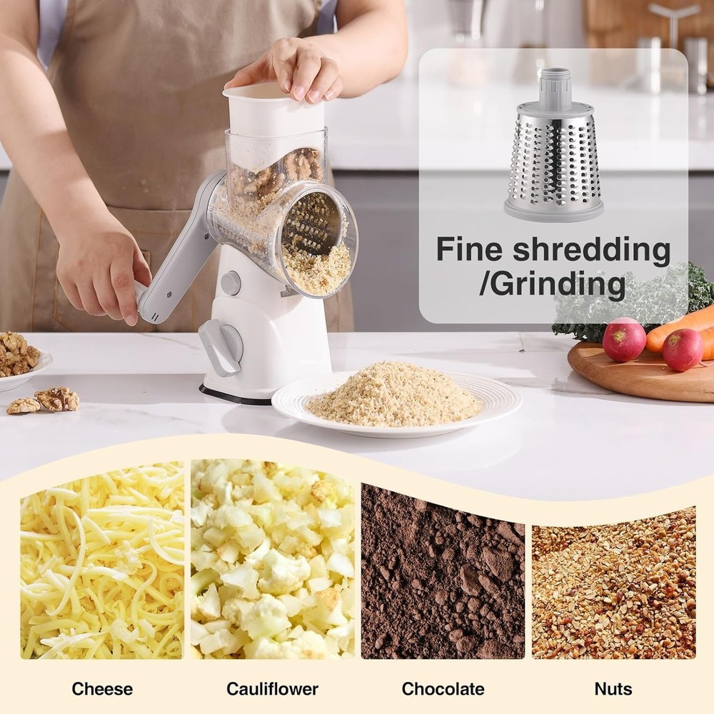 Rotary Cheese Grater Hand Crank, Kitchen