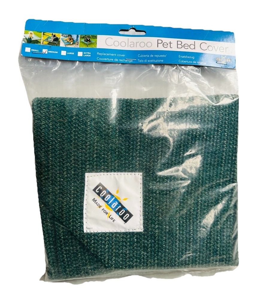 Coolaroo Replacement Cover- The Original Elevated Pet Bed  (Medium- Green )