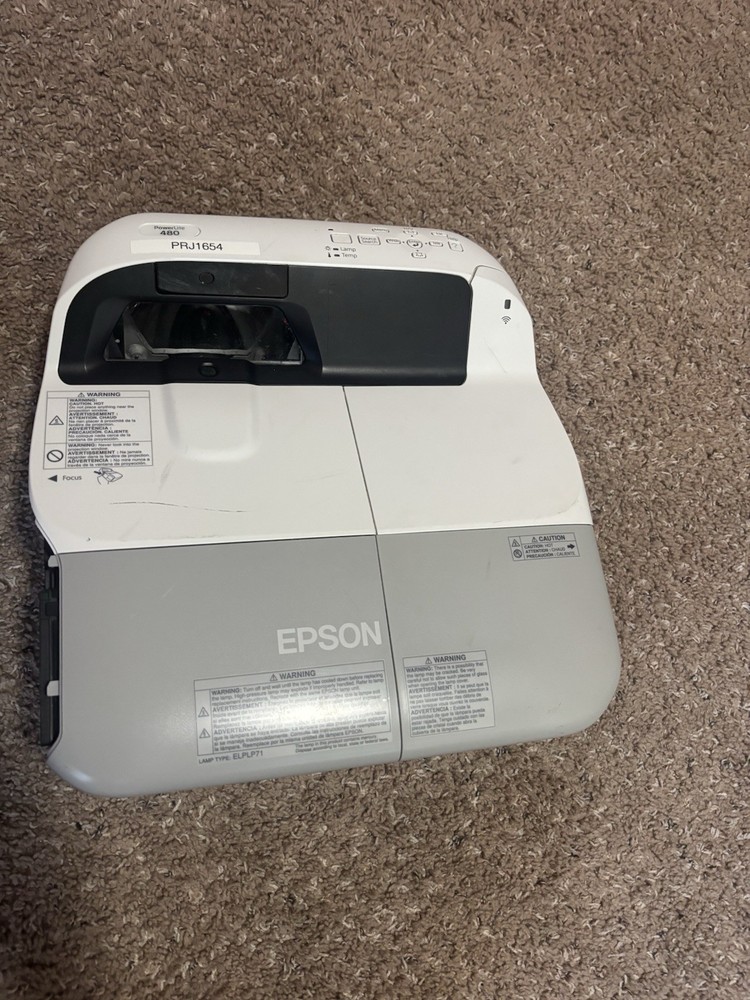Epson PowerLite 480 LCD Projector - White
