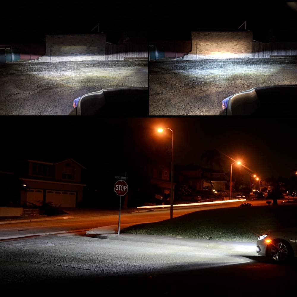 2x Lasfit H13 9008 LED Headlight Bulbs High & Low Beam for Ford F-150 2004-2014