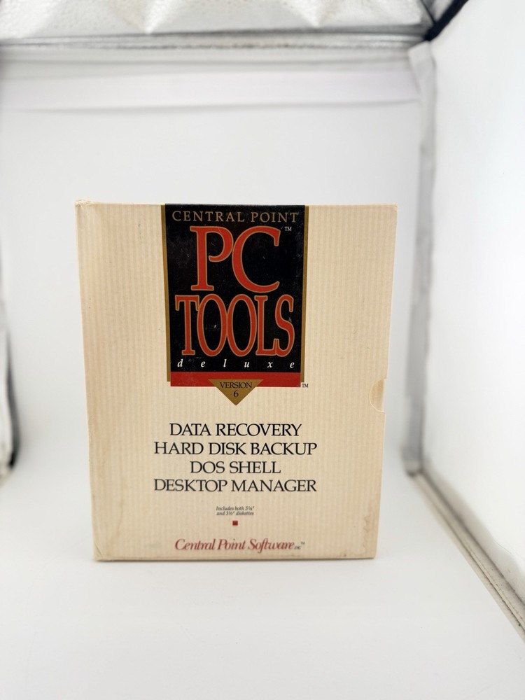 Vintage PC Tools Deluxe Version 6 DOS Software 5.25 & 3.5 Disks Complete Set