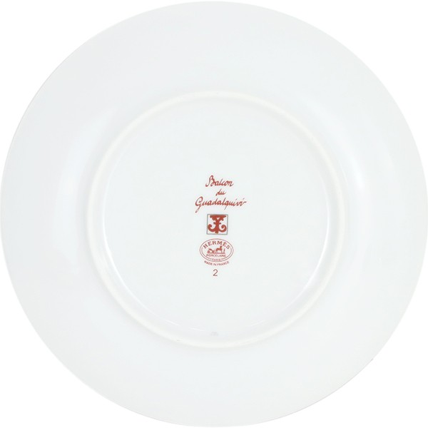 Hermes plate bread plate pair Guadalquivir