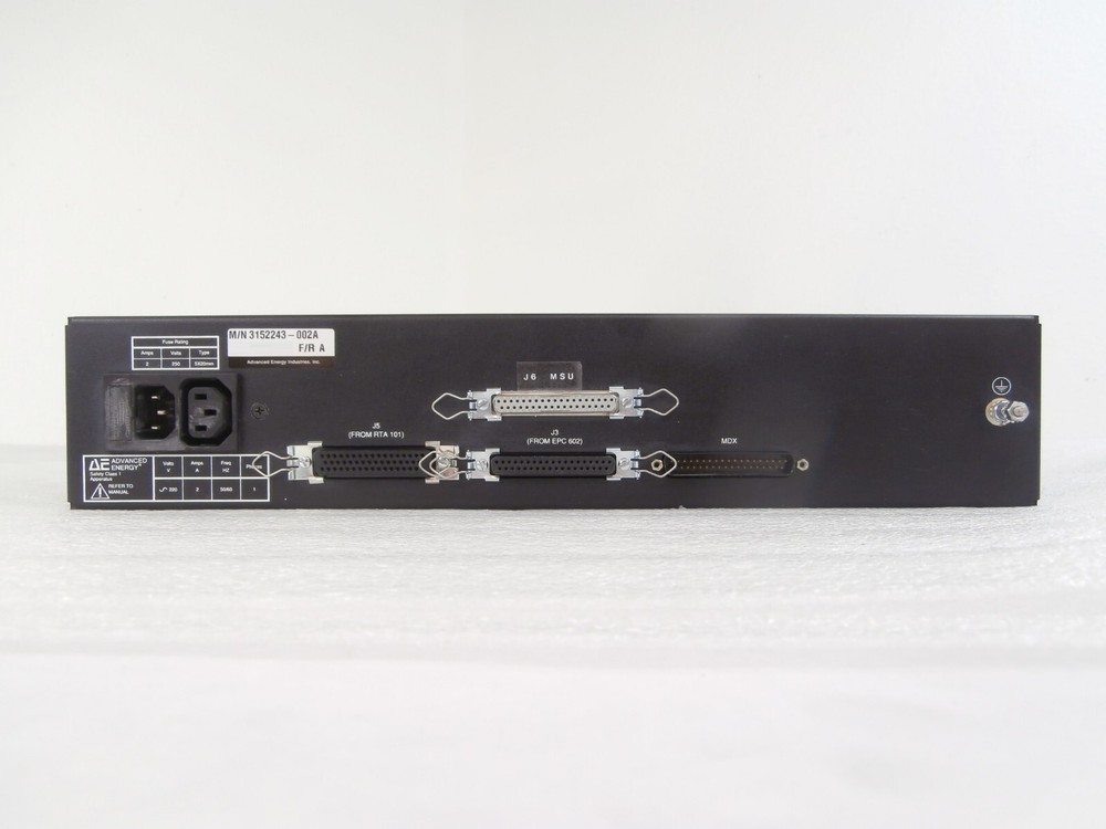 MDX AE Advanced Energy 3152243-002 A 6-Channel Selection Panel Working