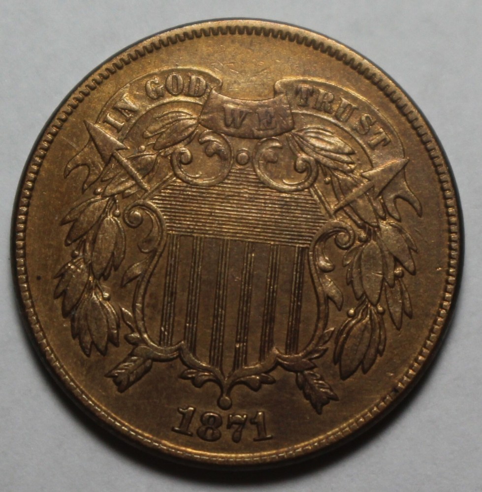 1871 Two Cent PD217