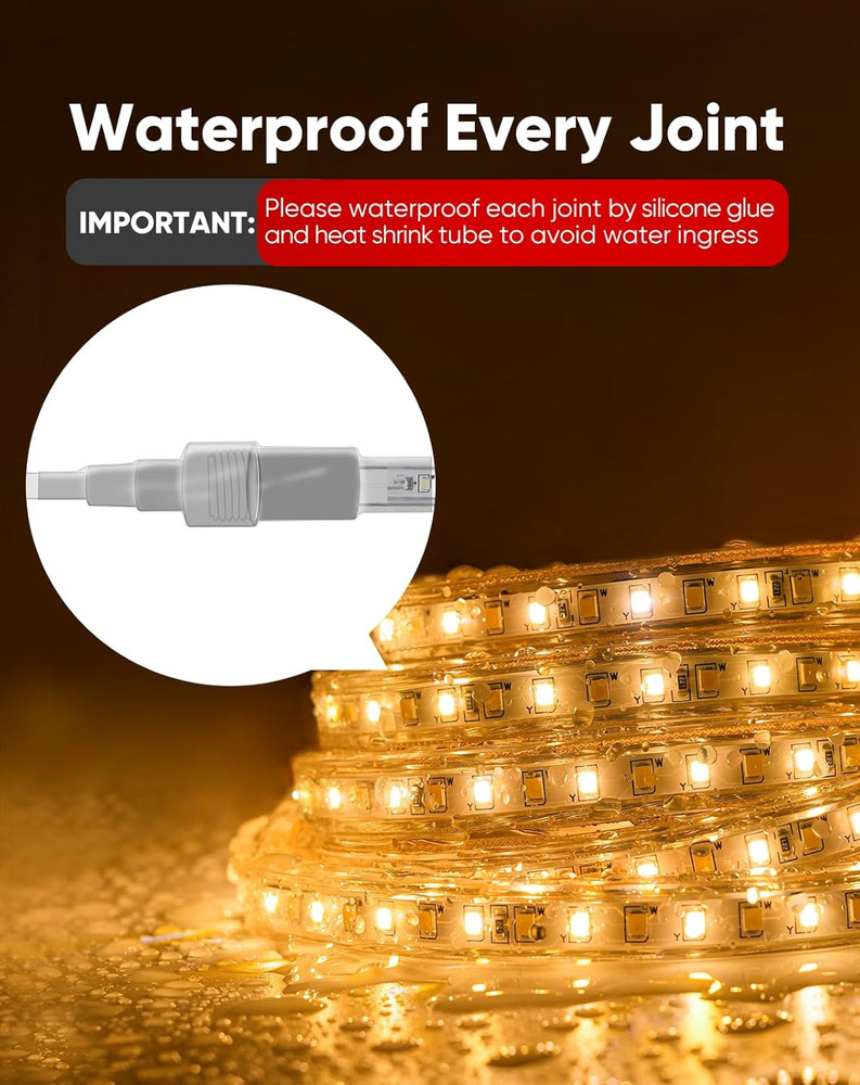 Extended Cable & ECO Neon Rope Lights Bundle for Vibrant Lighting Solutions