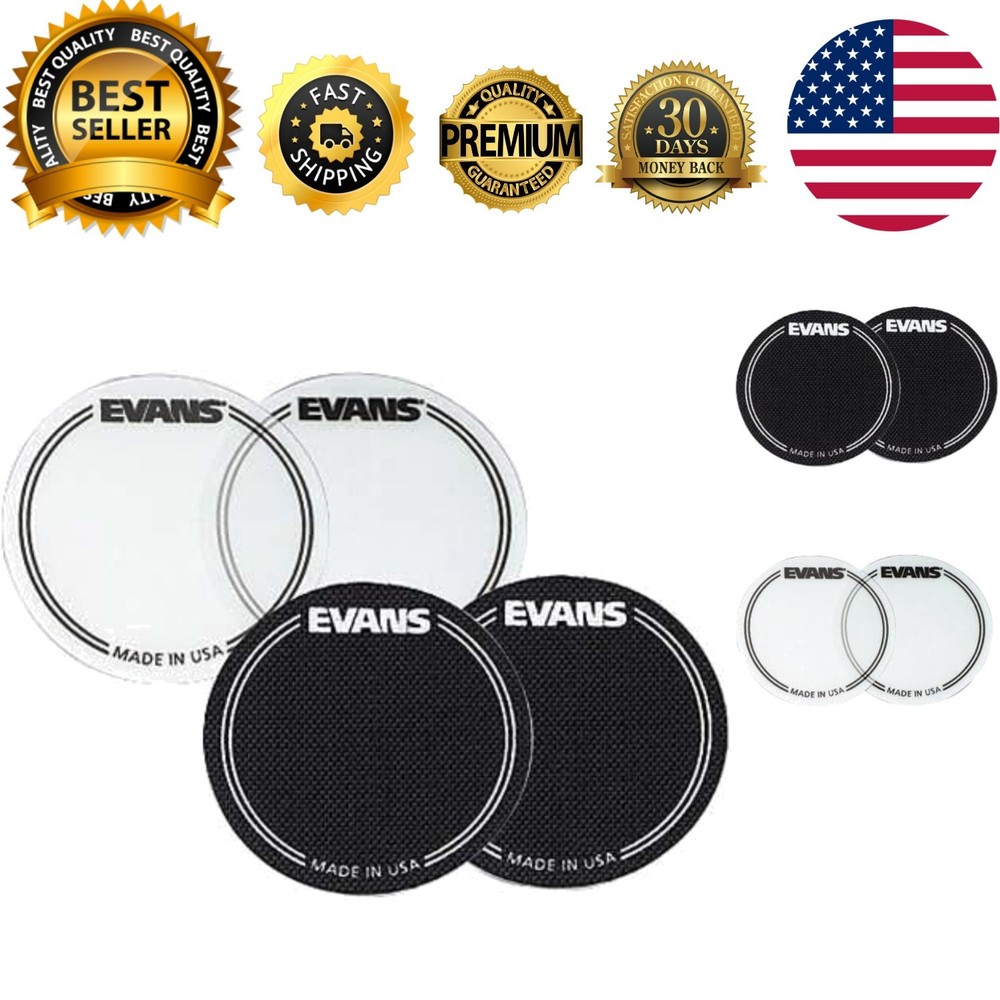 Protective Black Nylon Drum Patch - Single Pedal Design for Optimal Performance