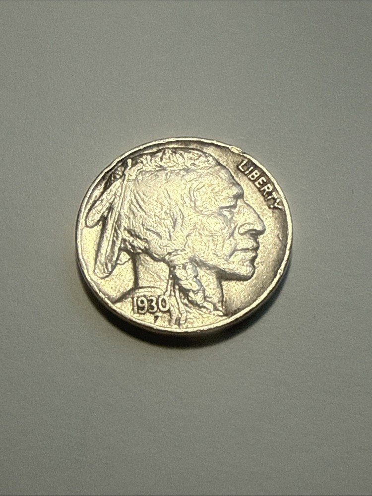 1930 5C Buffalo Nickel AU (2652)