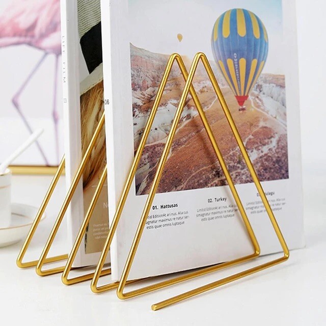 Triangle Magazine Rack