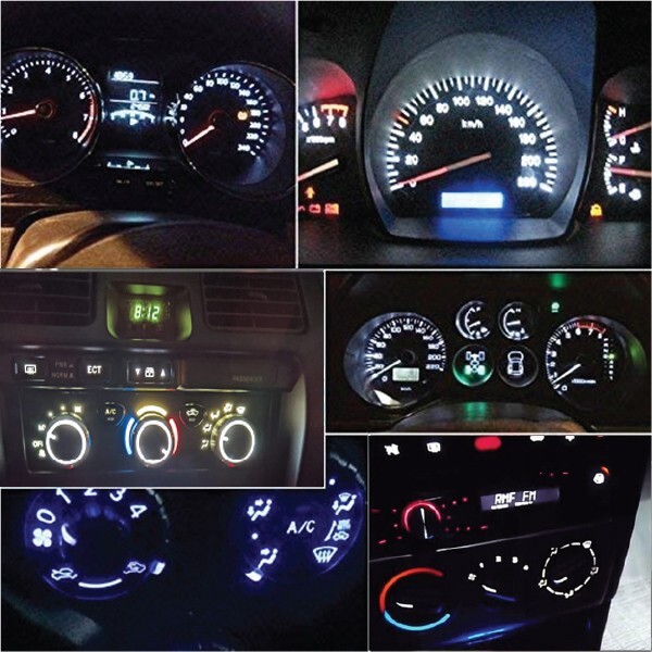 Jtech 10x T3 Neo Wedge Dashboard A/C Climate Control HVAC Switch LED Light Bulb