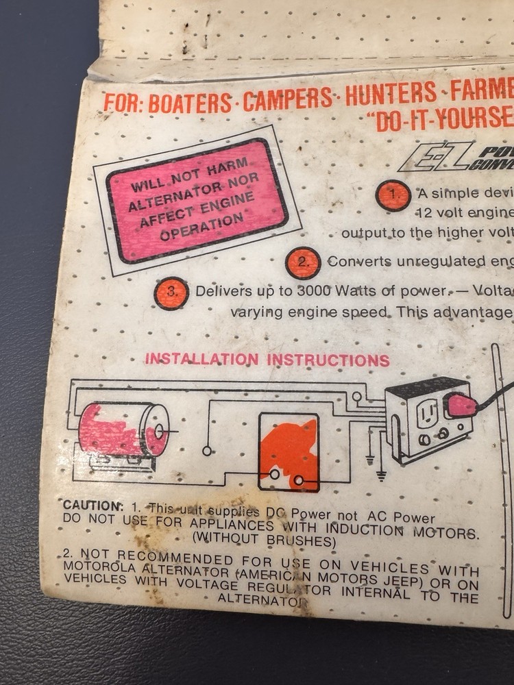 Anes Electronics E-Z Power Converter -110V