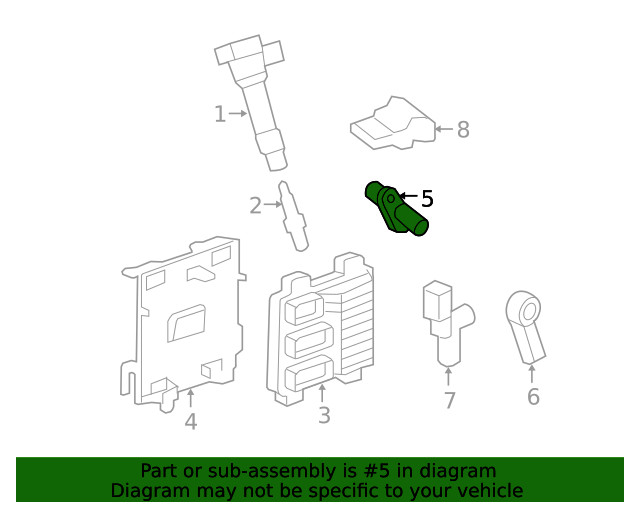 Genuine GM Engine Crankshaft Position Sensor 12674702