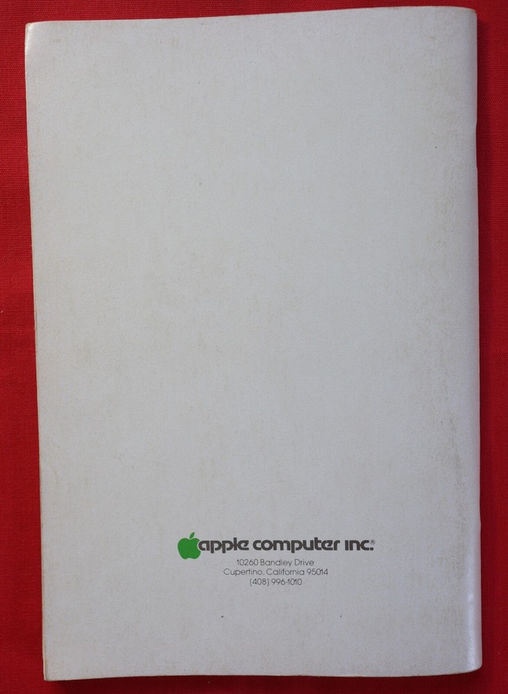 APPLE UTILITY PROGRAMMER’S AID #1 INSTALLATION & OPERATING MANUAL