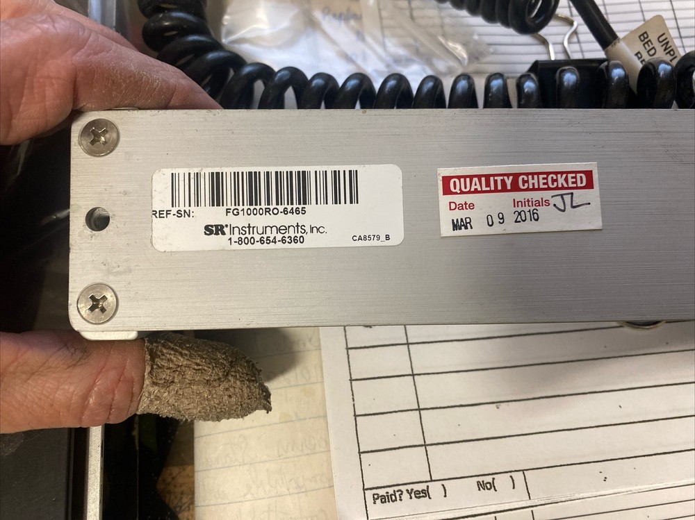 SR Instruments, Part #FG1000RO-6465, Weight Scale Controller