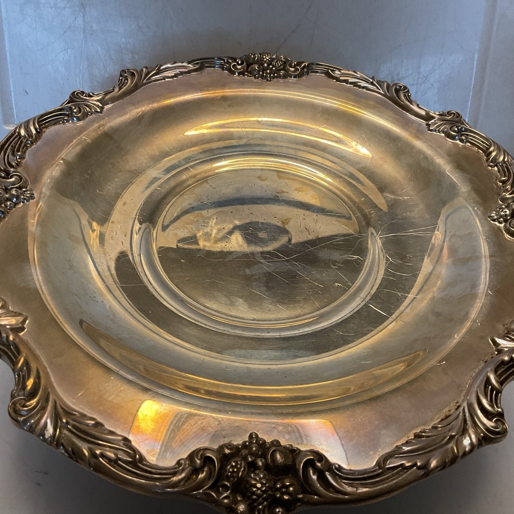 Reed & Barton Silver Cake Plate Vintage King Francis