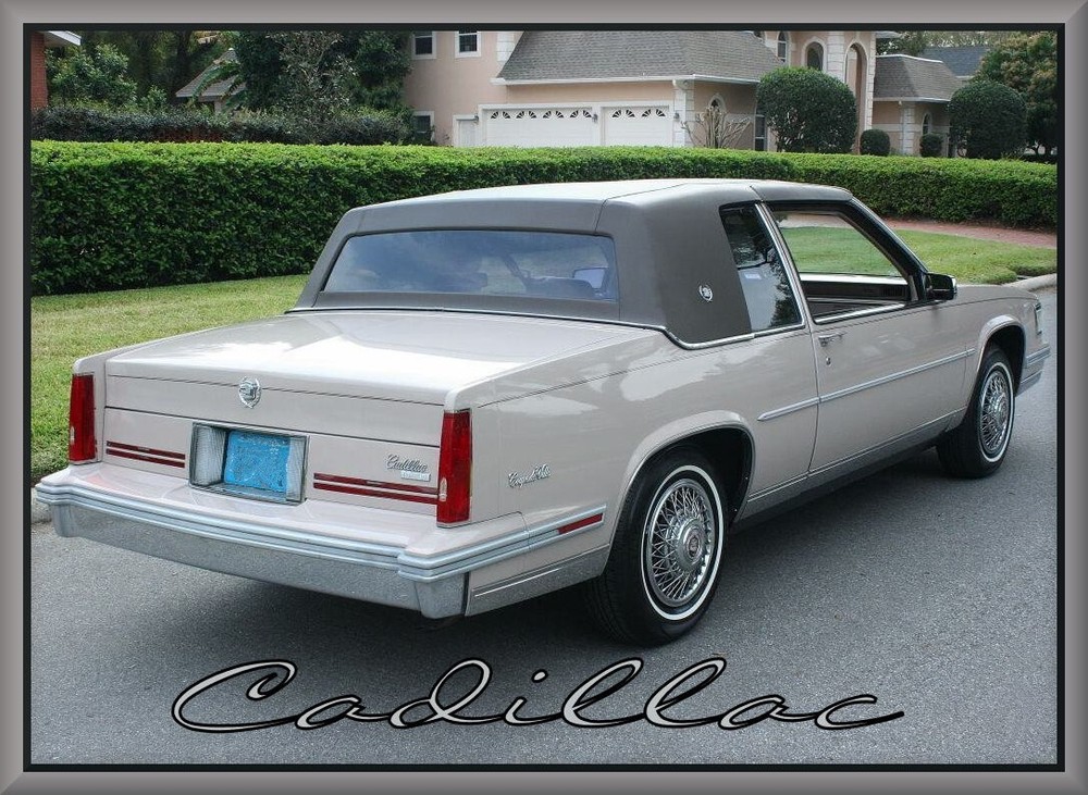 1988 Cadillac Coupe DeVille Beige, Toolbox - Refrigerator Magnet, 42 MIL
