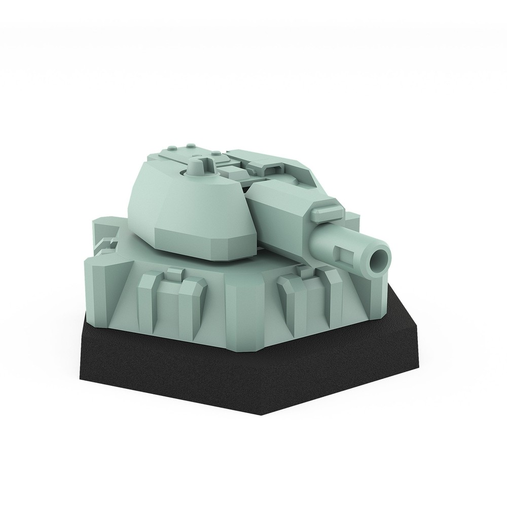 Turret H Miniature Compatible with Battletech MWO