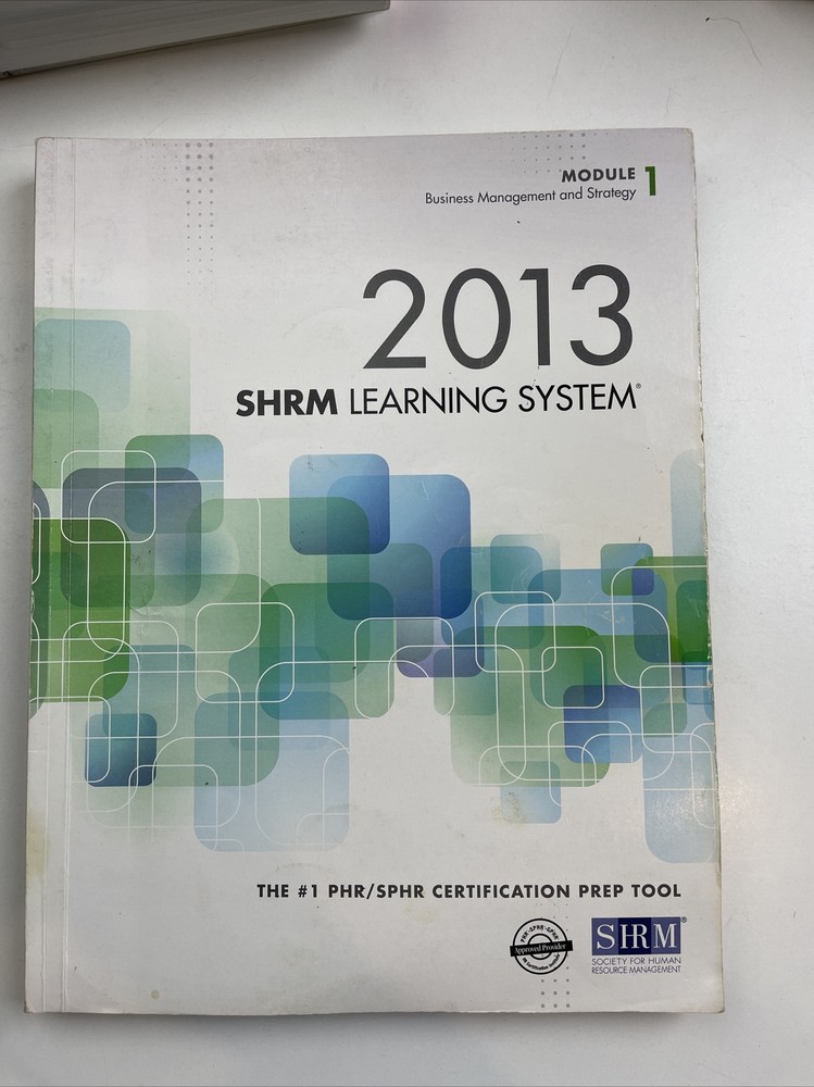 SHRM Learning System books 2013