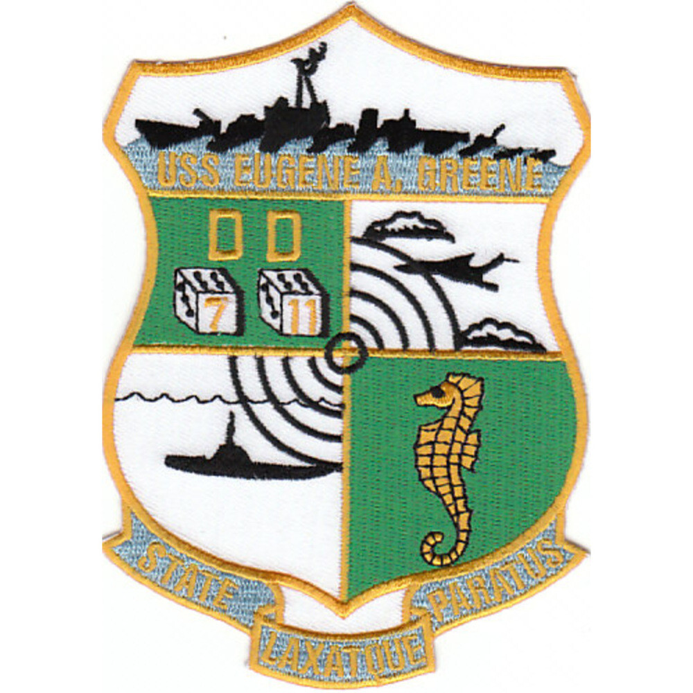 DD-711 USS Eugene A Greene Patch