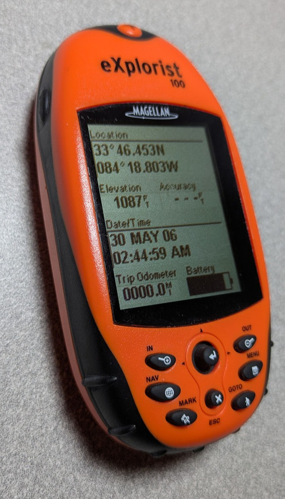 Magellan eXplorist 100 handheld GPS receiver