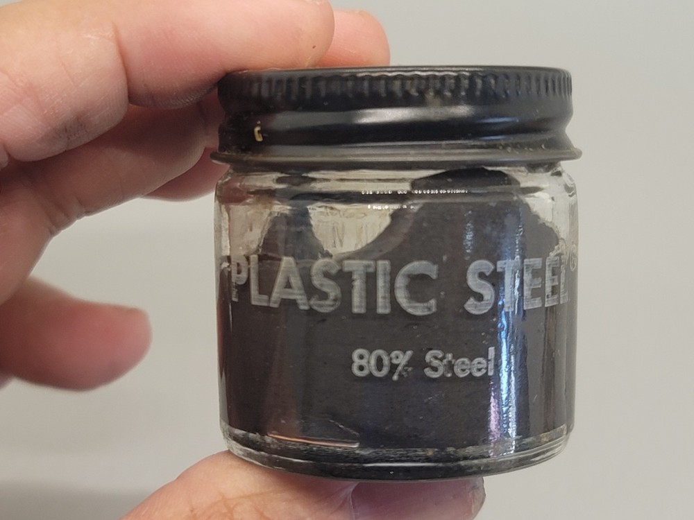 Vintage Devcon Plastic Steel Putty with Original Box