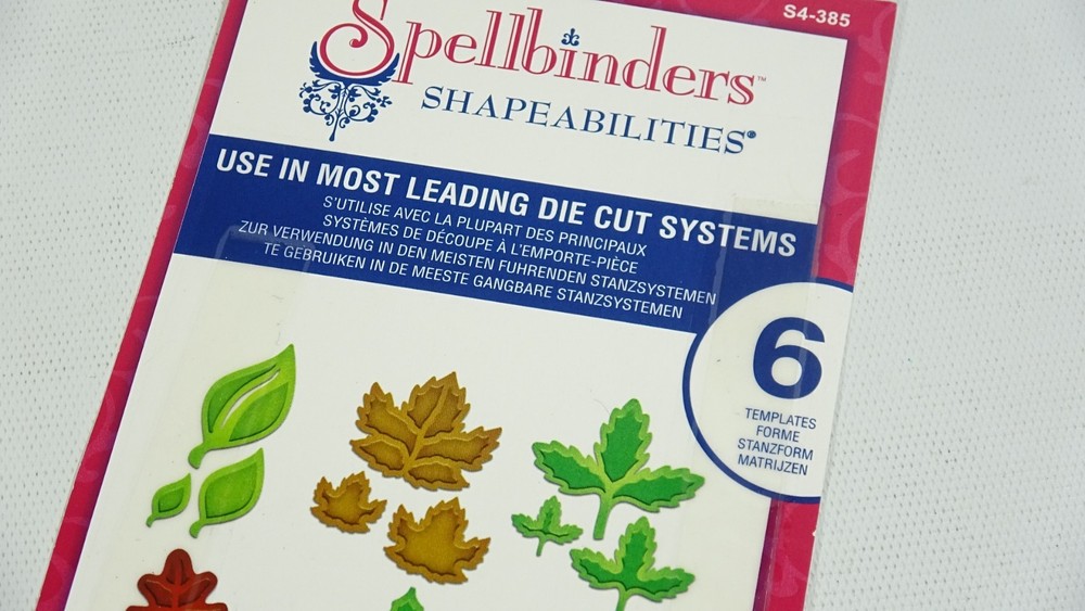 Spellbinder Shapeabilities Little Leaf Sets Fall Craft Dies S4385